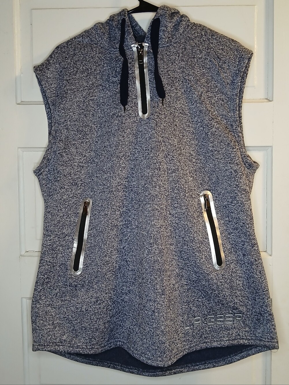 Women's L.A. Gear Live Active Hooded Sleeveless Vest Size M